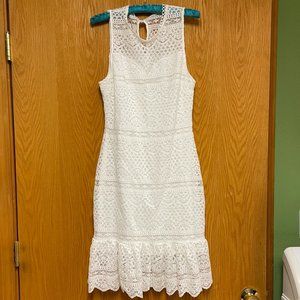 Mi Ami by Francesca Ivory, Sleeveless, Lace Dress, SZ Lg